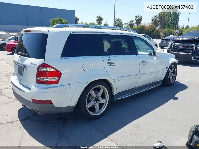 2009 Mercedes-Benz Gl 550 4Matic VIN: 4JGBF86E09A457483 Lot: 42194301