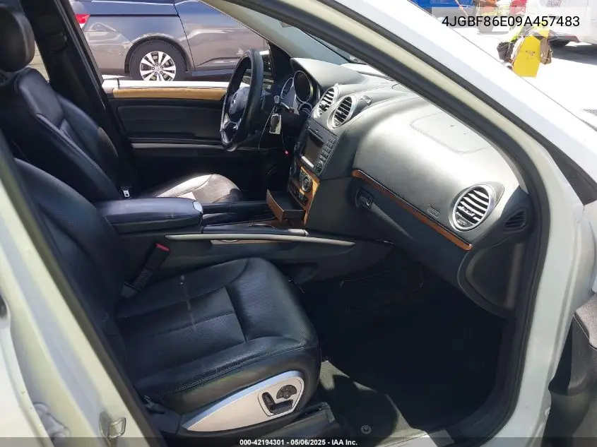 2009 Mercedes-Benz Gl 550 4Matic VIN: 4JGBF86E09A457483 Lot: 42194301