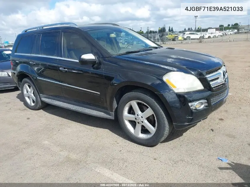 2009 Mercedes-Benz Gl 450 4Matic VIN: 4JGBF71E39A521033 Lot: 42247808