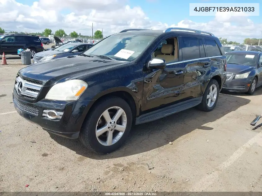 2009 Mercedes-Benz Gl 450 4Matic VIN: 4JGBF71E39A521033 Lot: 42247808