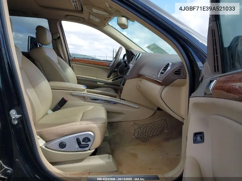 2009 Mercedes-Benz Gl 450 4Matic VIN: 4JGBF71E39A521033 Lot: 42247808