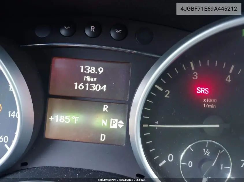 2009 Mercedes-Benz Gl 450 4Matic VIN: 4JGBF71E69A445212 Lot: 42563726