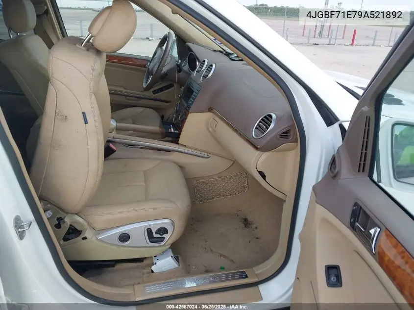 2009 Mercedes-Benz Gl 450 4Matic VIN: 4JGBF71E79A521892 Lot: 42587024