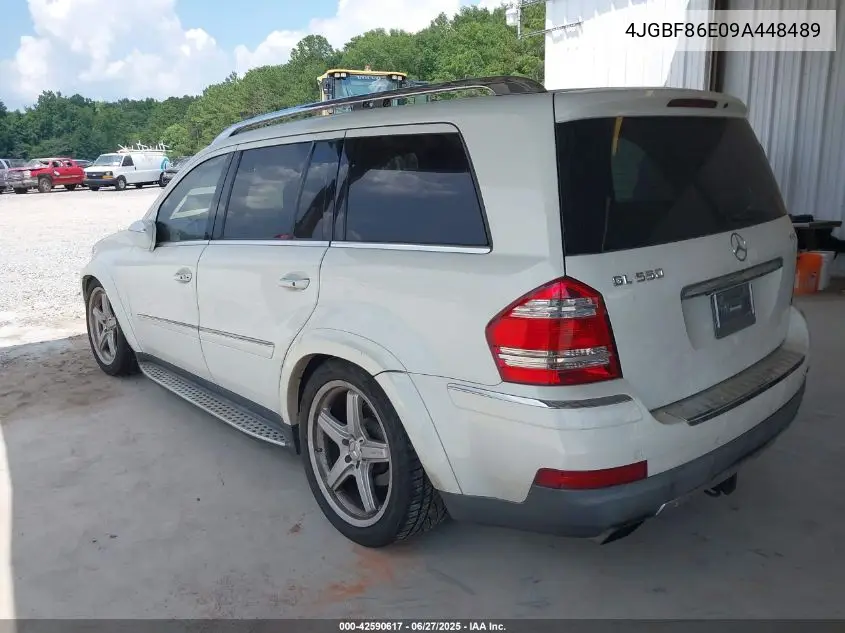 2009 Mercedes-Benz Gl 550 4Matic VIN: 4JGBF86E09A448489 Lot: 42590617
