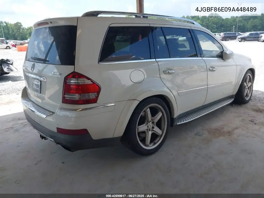 2009 Mercedes-Benz Gl 550 4Matic VIN: 4JGBF86E09A448489 Lot: 42590617