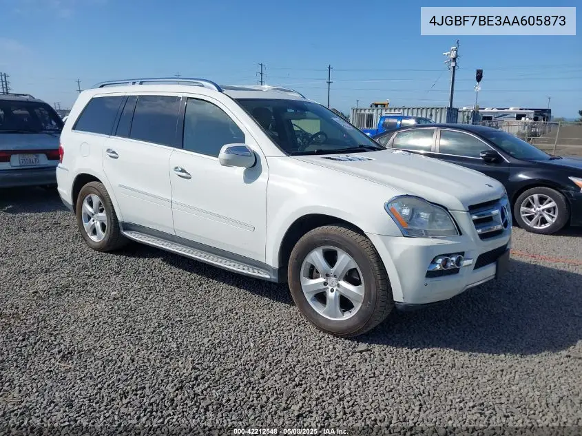 2010 Mercedes-Benz Gl 450 4Matic VIN: 4JGBF7BE3AA605873 Lot: 42212548