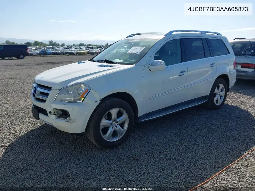 2010 Mercedes-Benz Gl 450 4Matic VIN: 4JGBF7BE3AA605873 Lot: 42212548