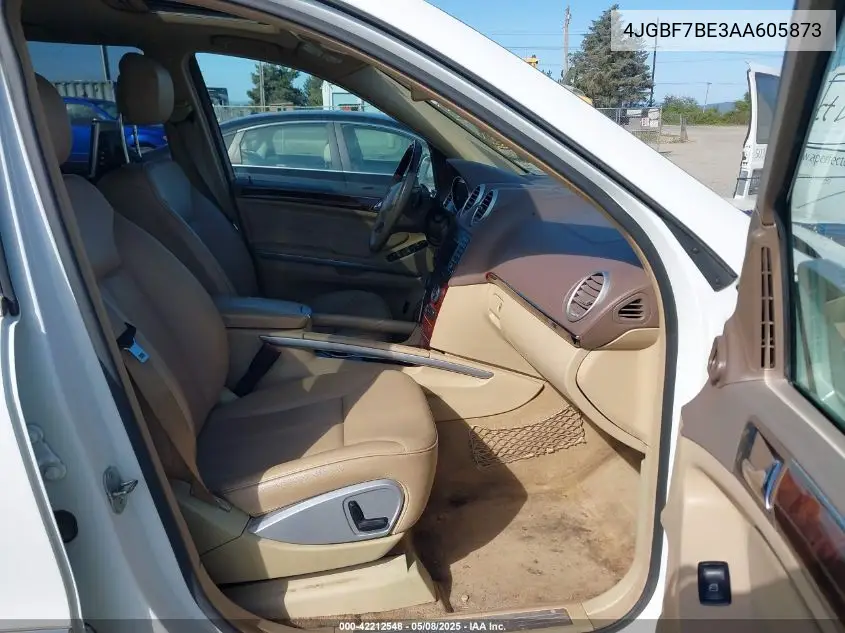 2010 Mercedes-Benz Gl 450 4Matic VIN: 4JGBF7BE3AA605873 Lot: 42212548