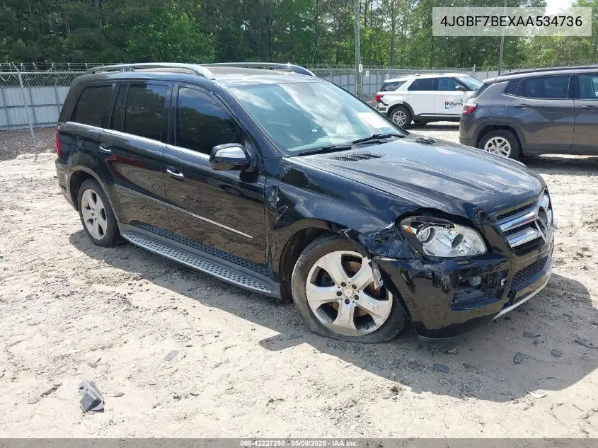 2010 Mercedes-Benz Gl 450 4Matic VIN: 4JGBF7BEXAA534736 Lot: 42227258