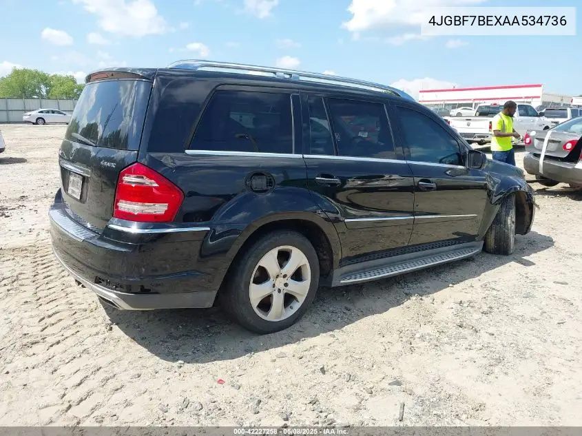 2010 Mercedes-Benz Gl 450 4Matic VIN: 4JGBF7BEXAA534736 Lot: 42227258