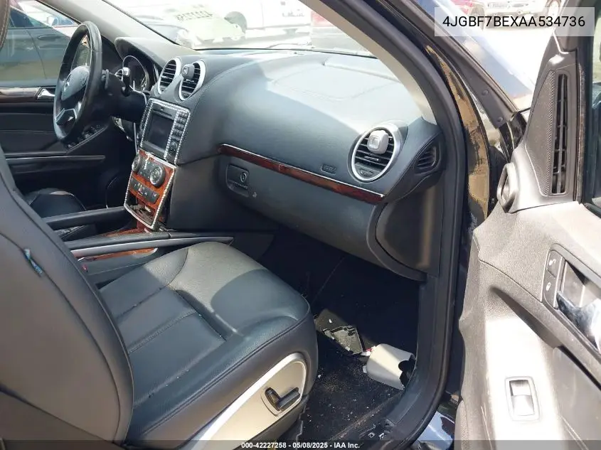 2010 Mercedes-Benz Gl 450 4Matic VIN: 4JGBF7BEXAA534736 Lot: 42227258