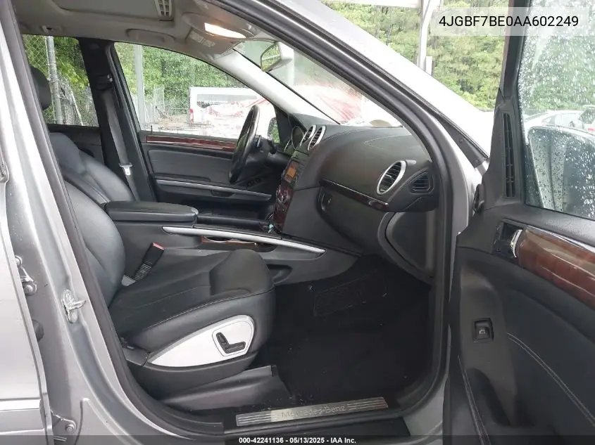 4jgbf7be0aa602249 4JGBF7BE0AA602249 2010 Mercedes-Benz Gl 450 4Matic