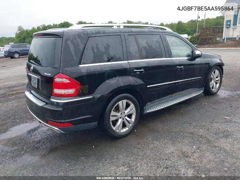 2010 Mercedes-Benz Gl 450 4Matic VIN: 4JGBF7BE5AA595864 Lot: 42600646