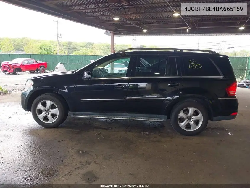 2011 Mercedes-Benz Gl 450 4Matic VIN: 4JGBF7BE4BA665159 Lot: 42203065