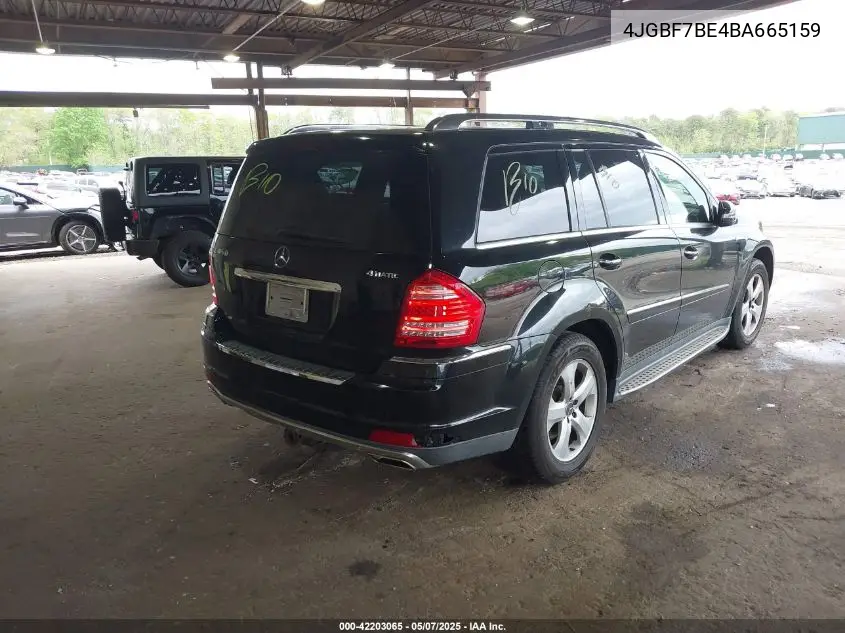 2011 Mercedes-Benz Gl 450 4Matic VIN: 4JGBF7BE4BA665159 Lot: 42203065
