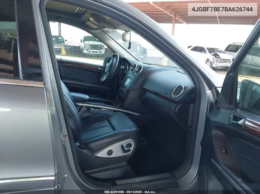 2011 Mercedes-Benz Gl 450 4Matic VIN: 4JGBF7BE7BA626744 Lot: 42261066