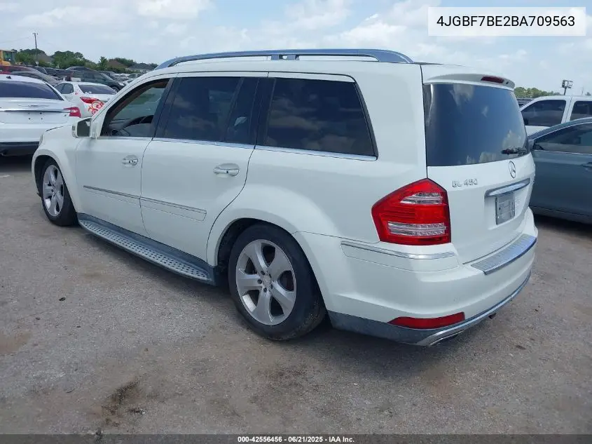 2011 Mercedes-Benz Gl 450 4Matic VIN: 4JGBF7BE2BA709563 Lot: 42556456