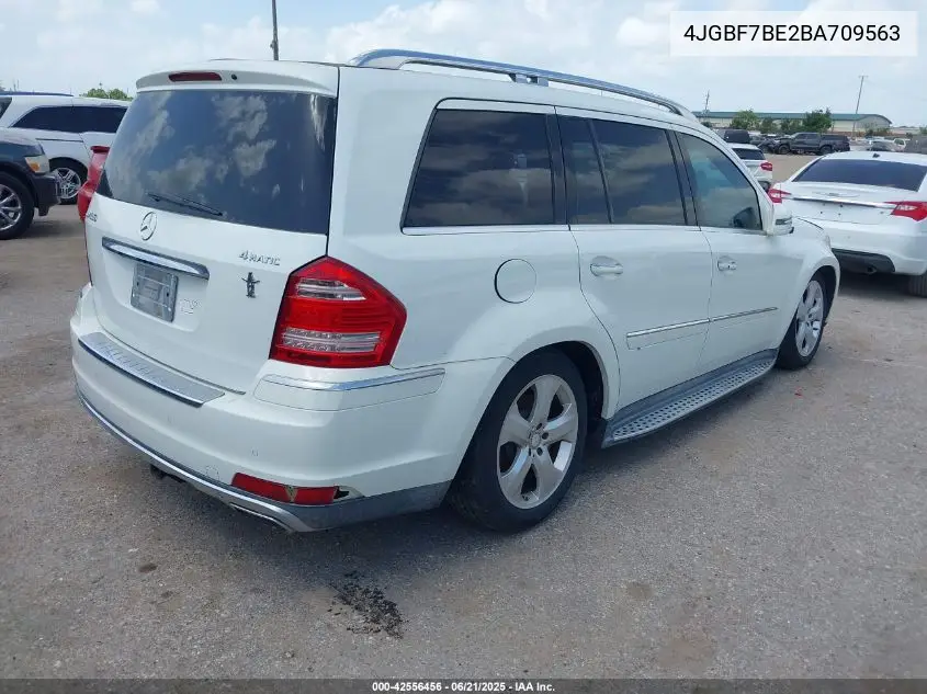 2011 Mercedes-Benz Gl 450 4Matic VIN: 4JGBF7BE2BA709563 Lot: 42556456