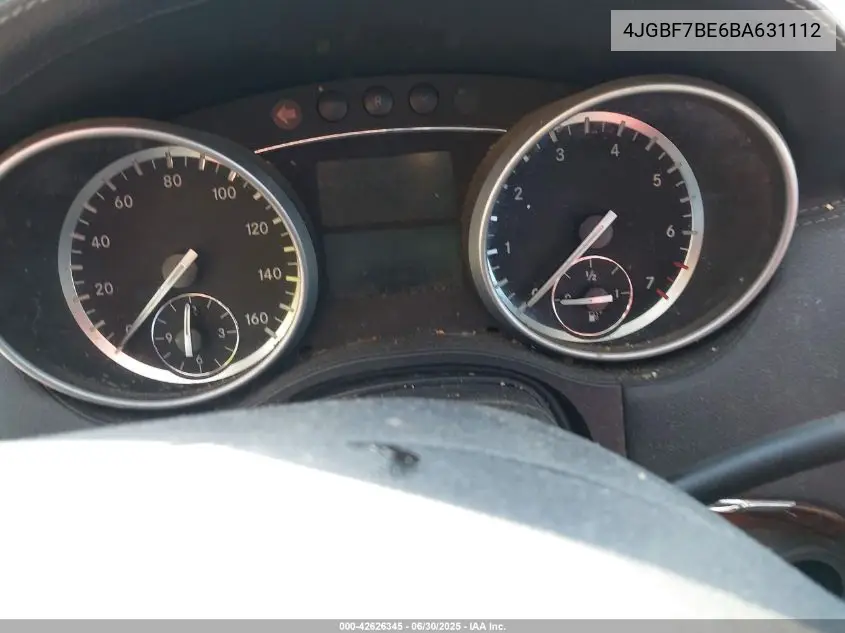 2011 Mercedes-Benz Gl 450 4Matic VIN: 4JGBF7BE6BA631112 Lot: 42626345