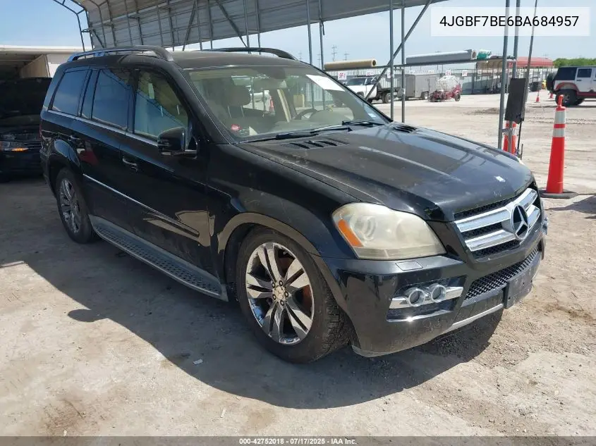 2011 Mercedes-Benz Gl 450 4Matic VIN: 4JGBF7BE6BA684957 Lot: 42752018