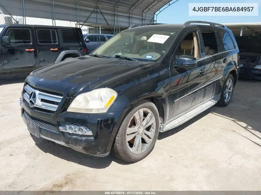 2011 Mercedes-Benz Gl 450 4Matic VIN: 4JGBF7BE6BA684957 Lot: 42752018