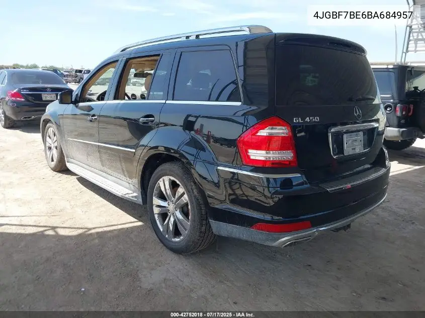 2011 Mercedes-Benz Gl 450 4Matic VIN: 4JGBF7BE6BA684957 Lot: 42752018