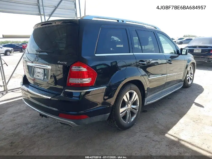 2011 Mercedes-Benz Gl 450 4Matic VIN: 4JGBF7BE6BA684957 Lot: 42752018