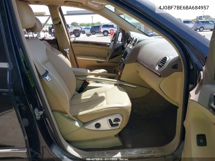 2011 Mercedes-Benz Gl 450 4Matic VIN: 4JGBF7BE6BA684957 Lot: 42752018
