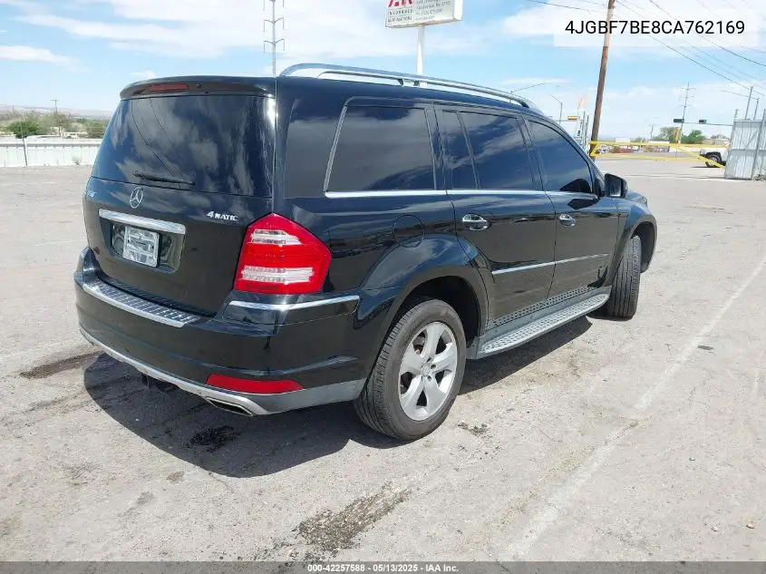2012 Mercedes-Benz Gl 450 4Matic VIN: 4JGBF7BE8CA762169 Lot: 42257588
