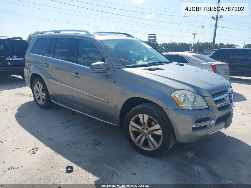 2012 Mercedes-Benz Gl 450 4Matic VIN: 4JGBF7BE6CA787202 Lot: 42596071