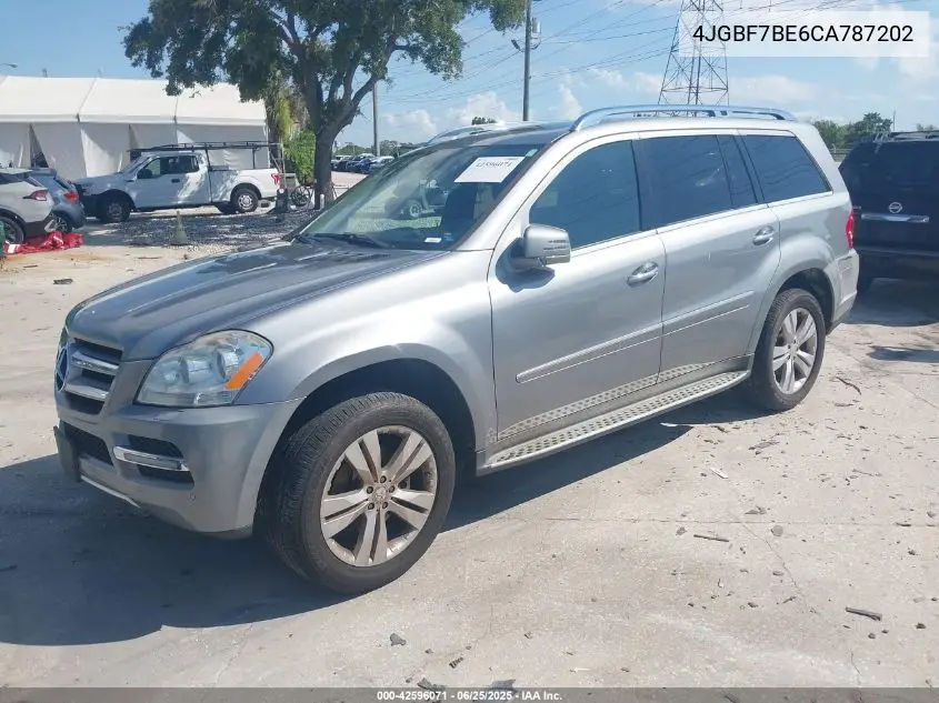 2012 Mercedes-Benz Gl 450 4Matic VIN: 4JGBF7BE6CA787202 Lot: 42596071