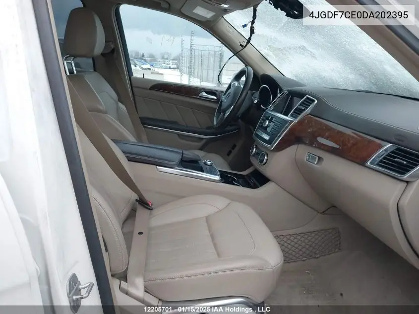 2013 Mercedes-Benz Gl 450 4Matic VIN: 4JGDF7CE0DA202395 Lot: 12205701