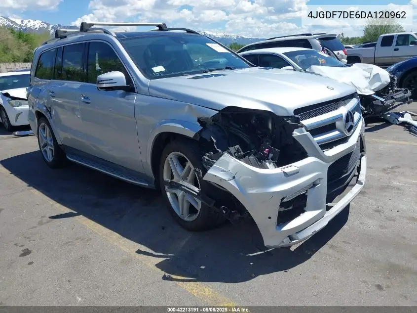 2013 Mercedes-Benz Gl 550 4Matic VIN: 4JGDF7DE6DA120962 Lot: 42213191