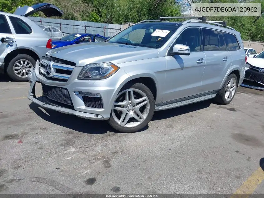 2013 Mercedes-Benz Gl 550 4Matic VIN: 4JGDF7DE6DA120962 Lot: 42213191
