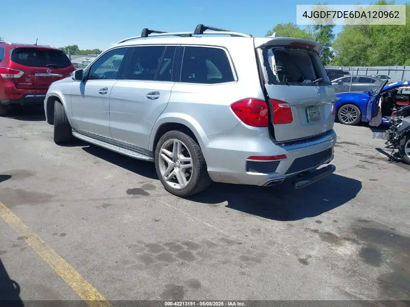 2013 Mercedes-Benz Gl 550 4Matic VIN: 4JGDF7DE6DA120962 Lot: 42213191