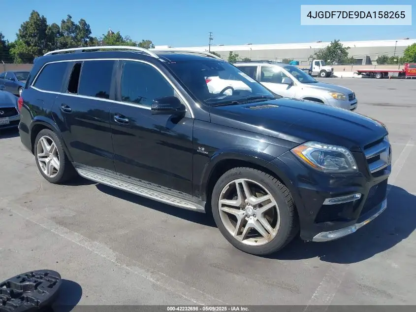 2013 Mercedes-Benz Gl 550 4Matic VIN: 4JGDF7DE9DA158265 Lot: 42232698