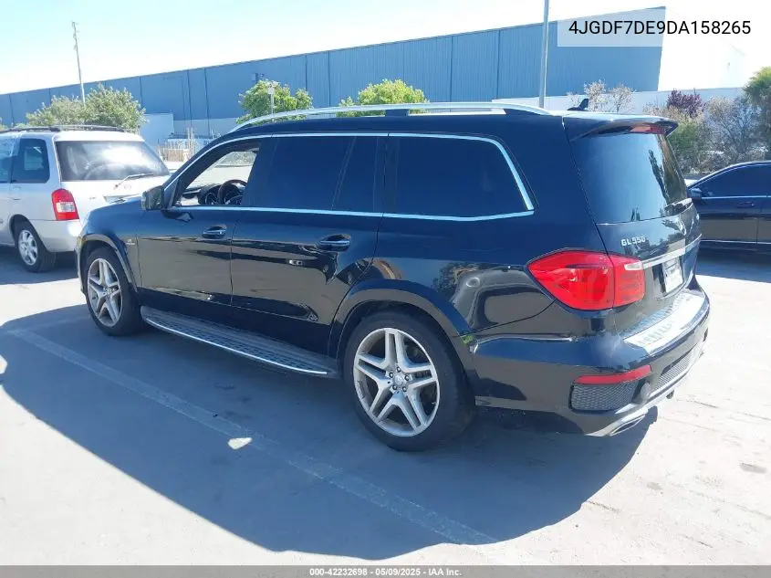 2013 Mercedes-Benz Gl 550 4Matic VIN: 4JGDF7DE9DA158265 Lot: 42232698