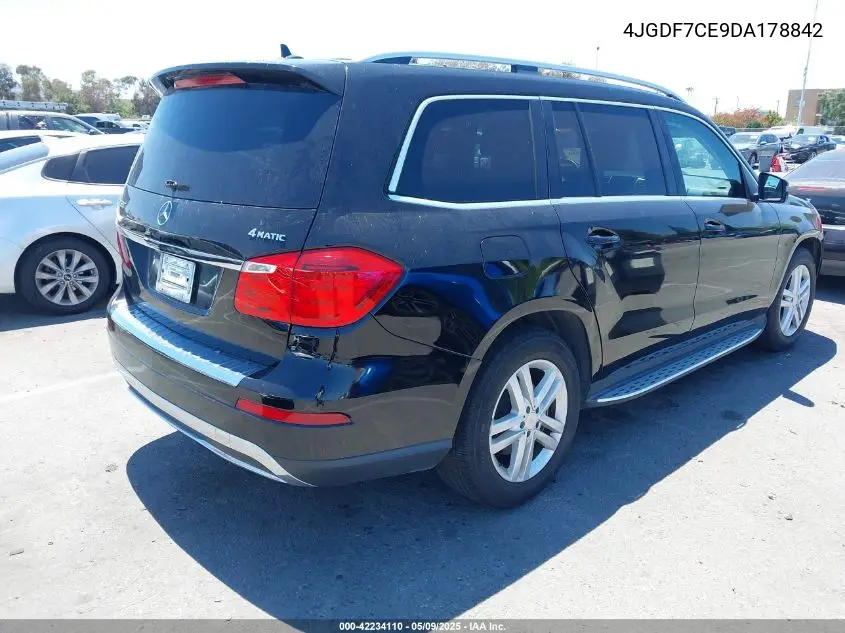 2013 Mercedes-Benz Gl 450 4Matic VIN: 4JGDF7CE9DA178842 Lot: 42234110