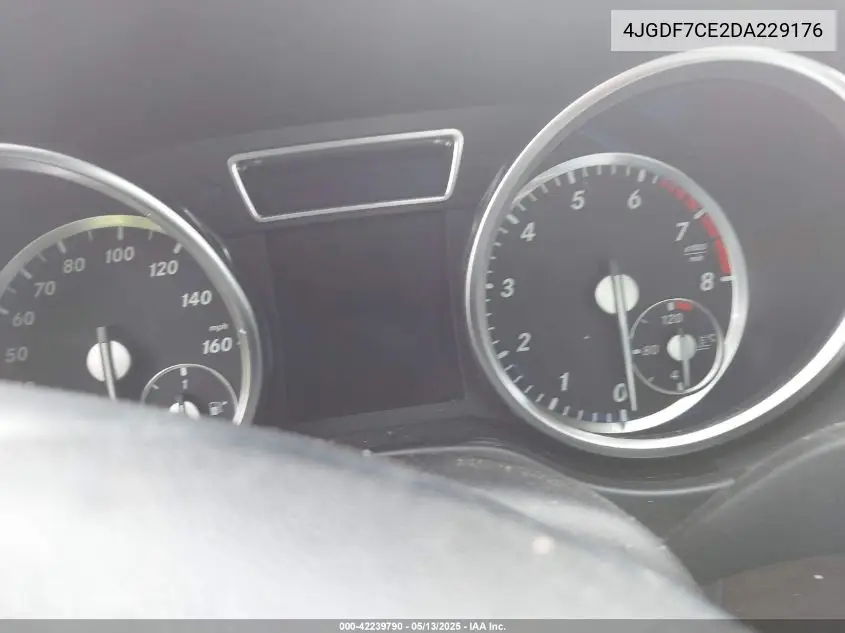 2013 Mercedes-Benz Gl 450 4Matic VIN: 4JGDF7CE2DA229176 Lot: 42239790