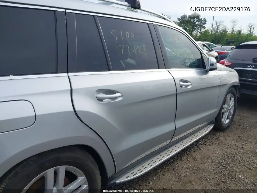 2013 Mercedes-Benz Gl 450 4Matic VIN: 4JGDF7CE2DA229176 Lot: 42239790