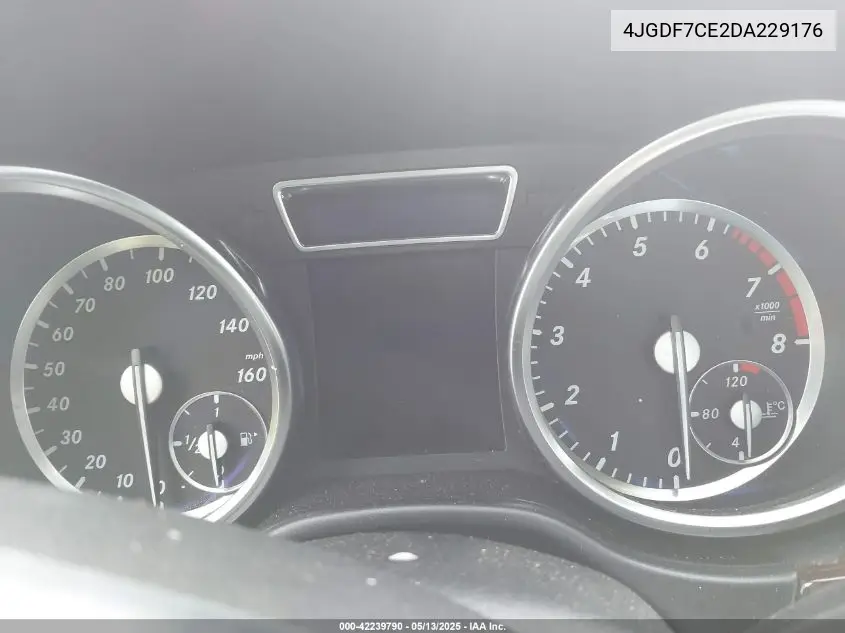 2013 Mercedes-Benz Gl 450 4Matic VIN: 4JGDF7CE2DA229176 Lot: 42239790
