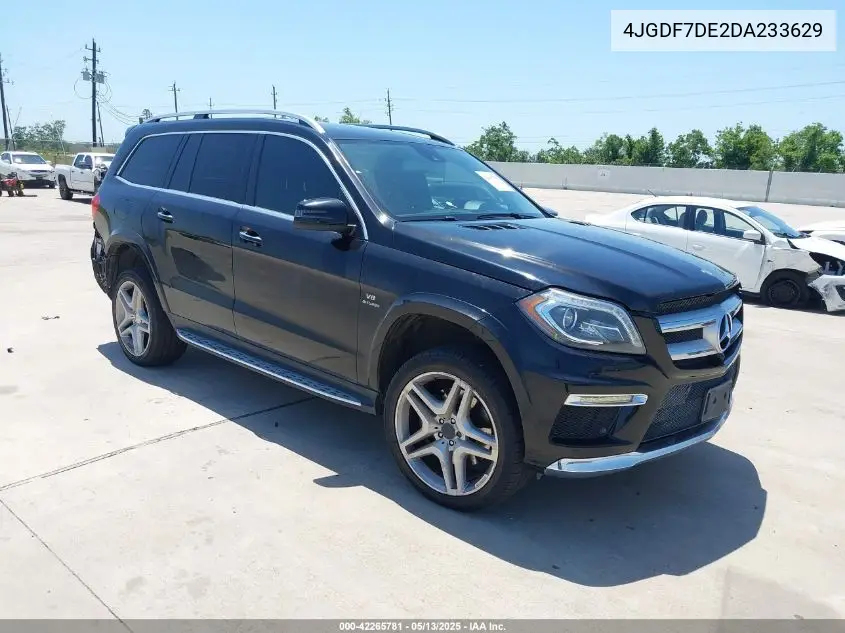 2013 Mercedes-Benz Gl 550 4Matic VIN: 4JGDF7DE2DA233629 Lot: 42265781