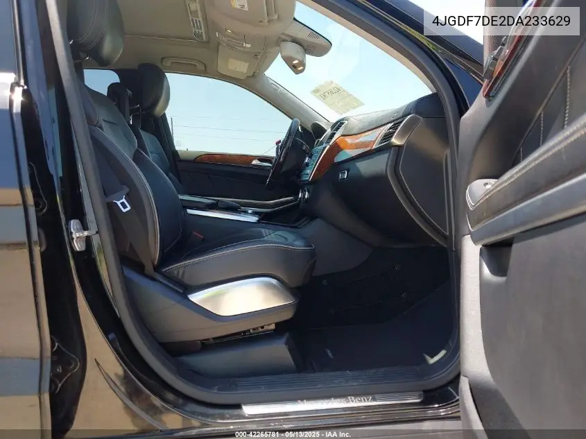 2013 Mercedes-Benz Gl 550 4Matic VIN: 4JGDF7DE2DA233629 Lot: 42265781