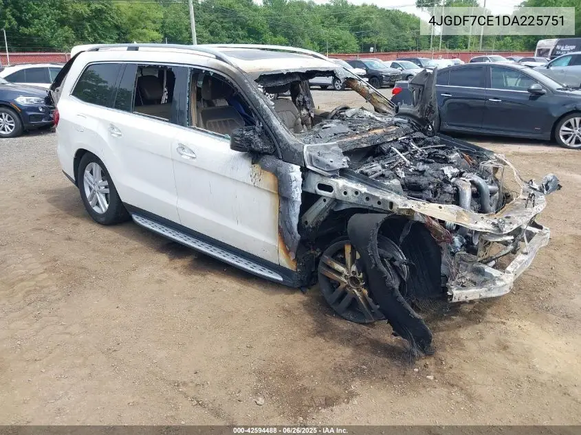 2013 Mercedes-Benz Gl-Class Gl 450 VIN: 4JGDF7CE1DA225751 Lot: 42594488