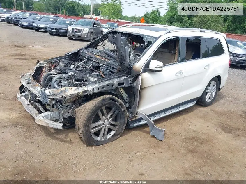 2013 Mercedes-Benz Gl-Class Gl 450 VIN: 4JGDF7CE1DA225751 Lot: 42594488