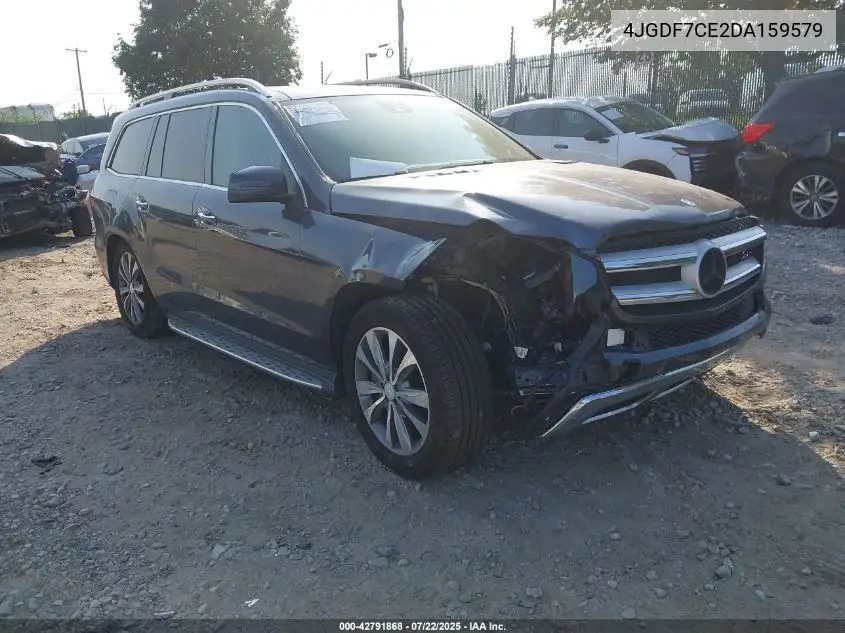 2013 Mercedes-Benz Gl-Class 4Matic VIN: 4JGDF7CE2DA159579 Lot: 42791868