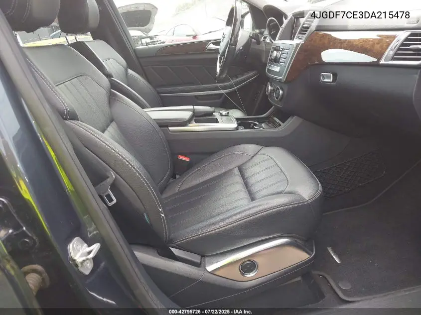 2013 Mercedes-Benz Gl 450 4Matic VIN: 4JGDF7CE3DA215478 Lot: 42795726