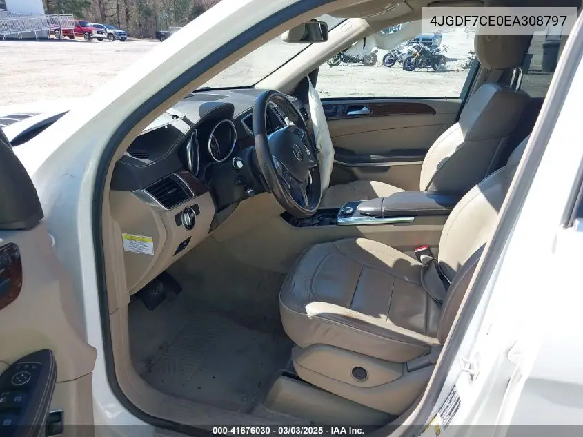 2014 Mercedes-Benz Gl 450 4Matic VIN: 4JGDF7CE0EA308797 Lot: 41676030