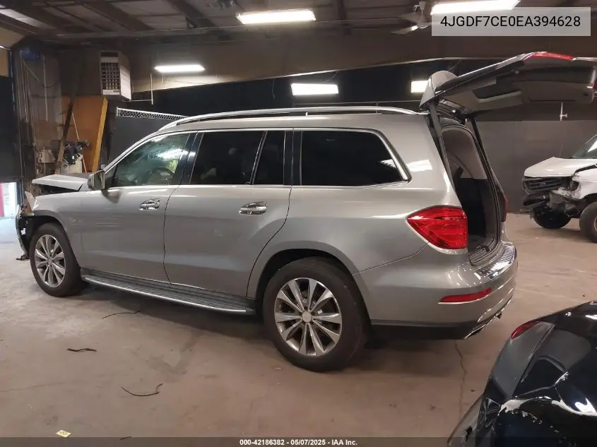 2014 Mercedes-Benz Gl 450 4Matic VIN: 4JGDF7CE0EA394628 Lot: 42186382