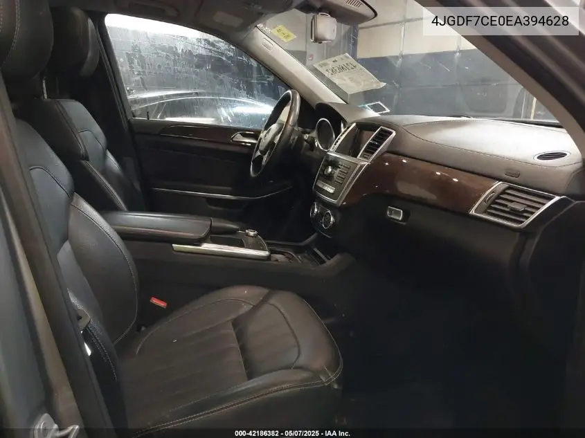2014 Mercedes-Benz Gl 450 4Matic VIN: 4JGDF7CE0EA394628 Lot: 42186382